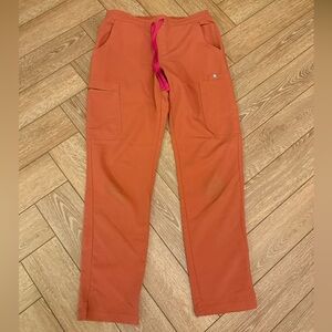 Figs Women's Burnt Orange Yola Scrub Pants